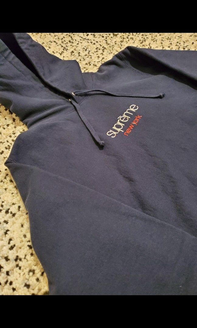 supreme chrome classic logo hoodie, 男裝, 外套及戶外衣服- Carousell