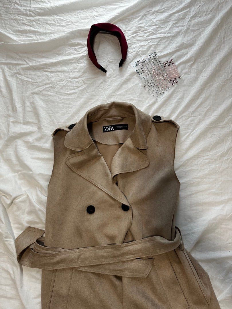 Trench coat dress zara on sale