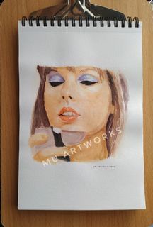 Taylor Swift Watercolor Painting