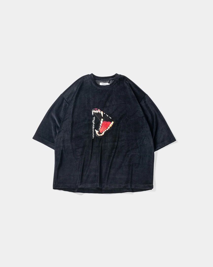 TIGHTBOOTH BITE VELOUR 7分丈 ベロア Tシャツ XL TIGHTBOOTH BITE VELOUR 7分丈 ベロア Tシャツ XL VELOUR T