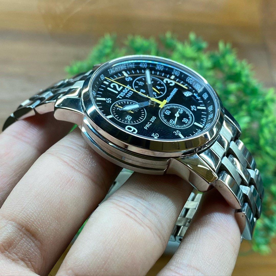Tissot PRC 200 T461 Chronograph Quartz 40mm Fesyen Pria Jam Tangan di Carousell