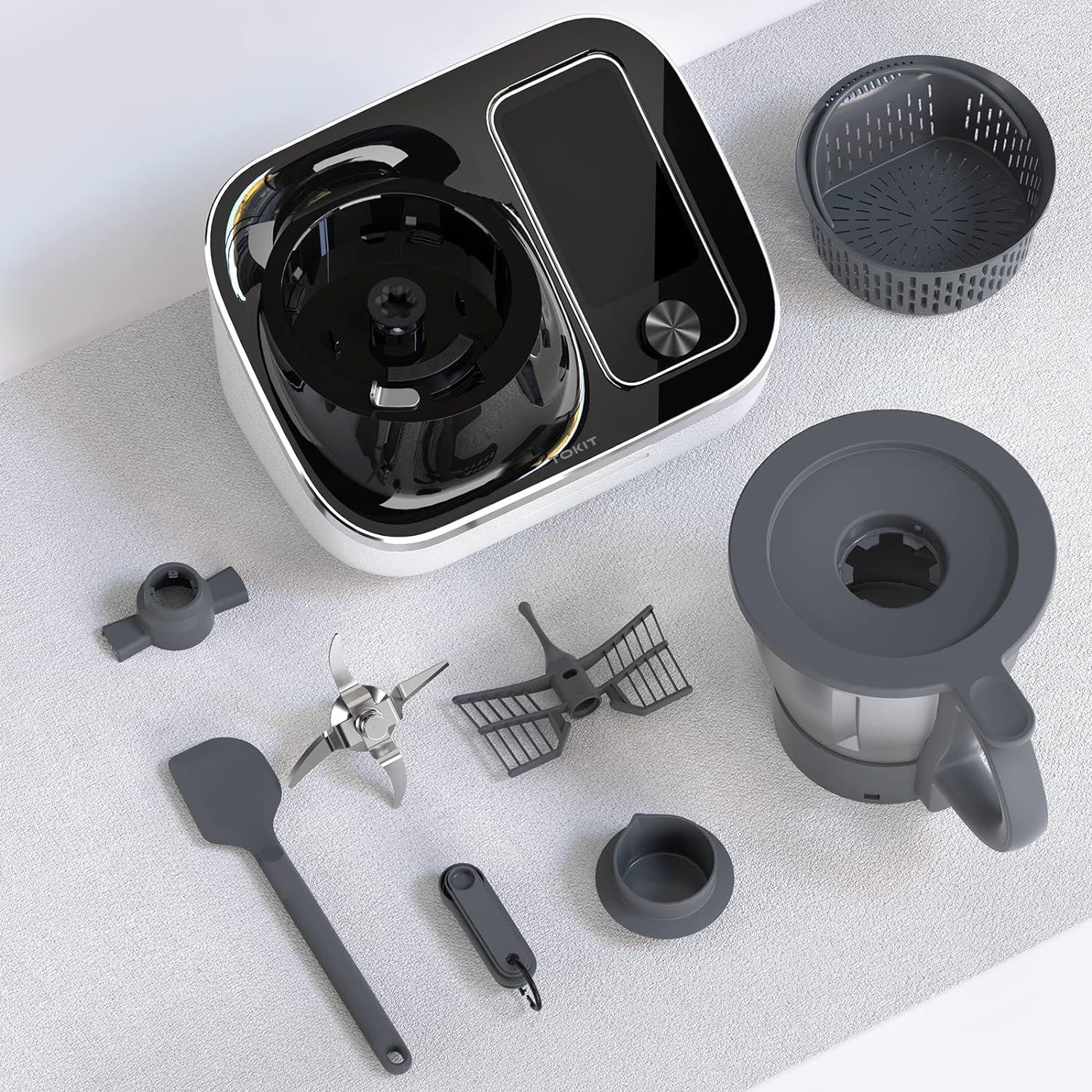 TOKIT Omni Cook Robot All-in-1 Food Processor with 21 Cooking Functions ...