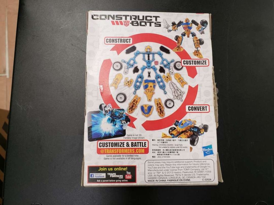 transformers construct bots 1 （分類：樂高及拼砌組合）位於 Hong Kong。 由 wasag 提交（商品編號 1291208130，圖片 2）。簡介： transformers construct bots 可組裝動作公仔。