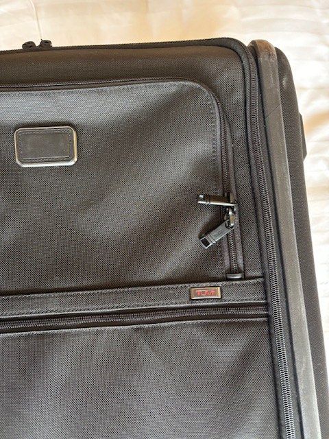 TUMI ALPHA BLACK SUITCASE (Category: Luxury Bags & Wallets) located in Quezon City. Submitted by parischanelcollection (Listing ID 1291211594, Image 2). Description: Guaranteed orig TUMI BLACK SUITCASE💯 Money back if proven fake. • Personal use. • It’s almost a new suitcase • T’was only used once, one trip from Melbourne to Manila❗️ • It’s original cost was $2,475 including sf. (About ₱90,000+ in peso) Purchased last 02 Feb ‘24 From ₱79,000 down