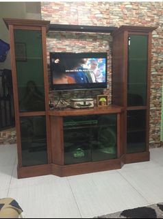 Tv rack and display cabinet