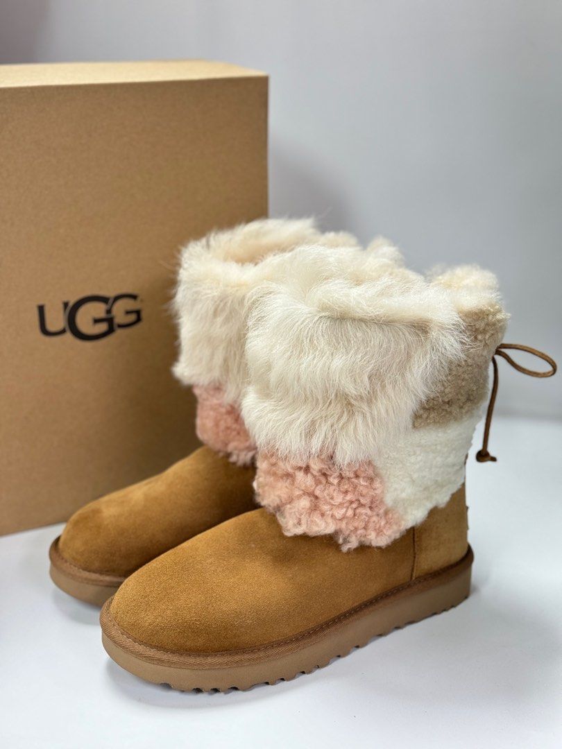 Patchwork fluff ugg clearance