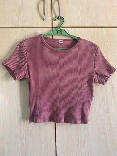 Uniqlo Ribbed Crop Top size small