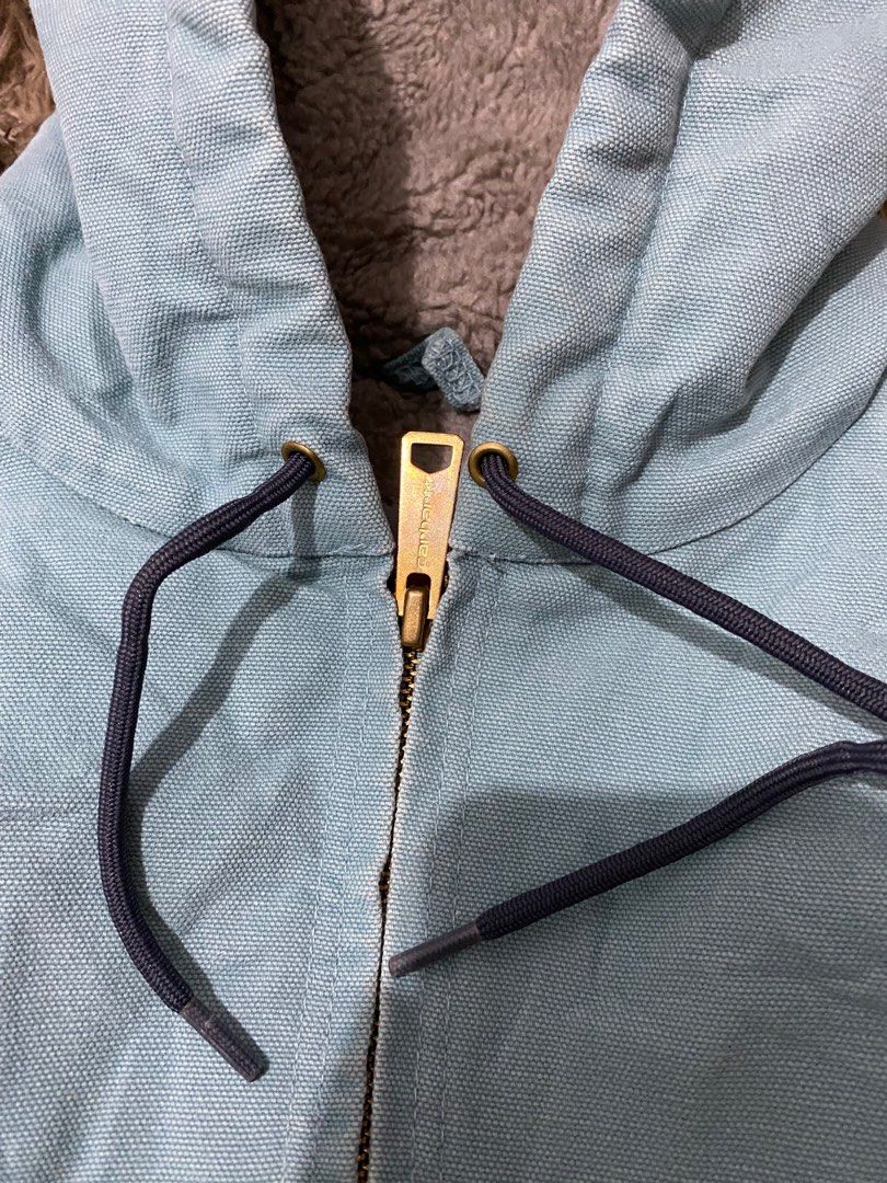 Vintage Carhartt Y2k Sherpa Lined Sea Glass Carhartt Jacket