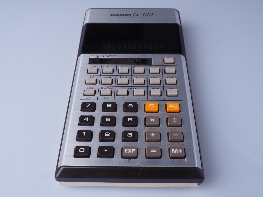 Vintage Casio Fx 120 Scientific Calculator Hobbies Toys