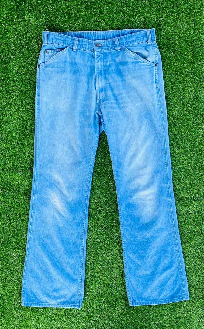 Vintage Vtg 80s Levis For Men With a Skosh More Room Orange Tab 