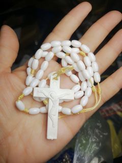Vintage white rosary