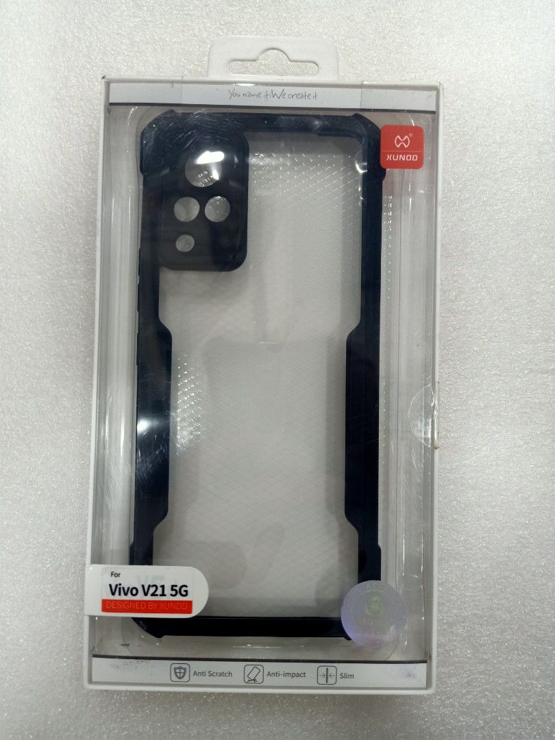 Vivo V21 5G Beattle Case (Category: Cases & Sleeves) located in Pasig City. Submitted by teppei09 (Listing ID 1291204946, Image 1). Description: -Original Xunod Case -Shock Proof -No Color Fading -Perfect Fit.
