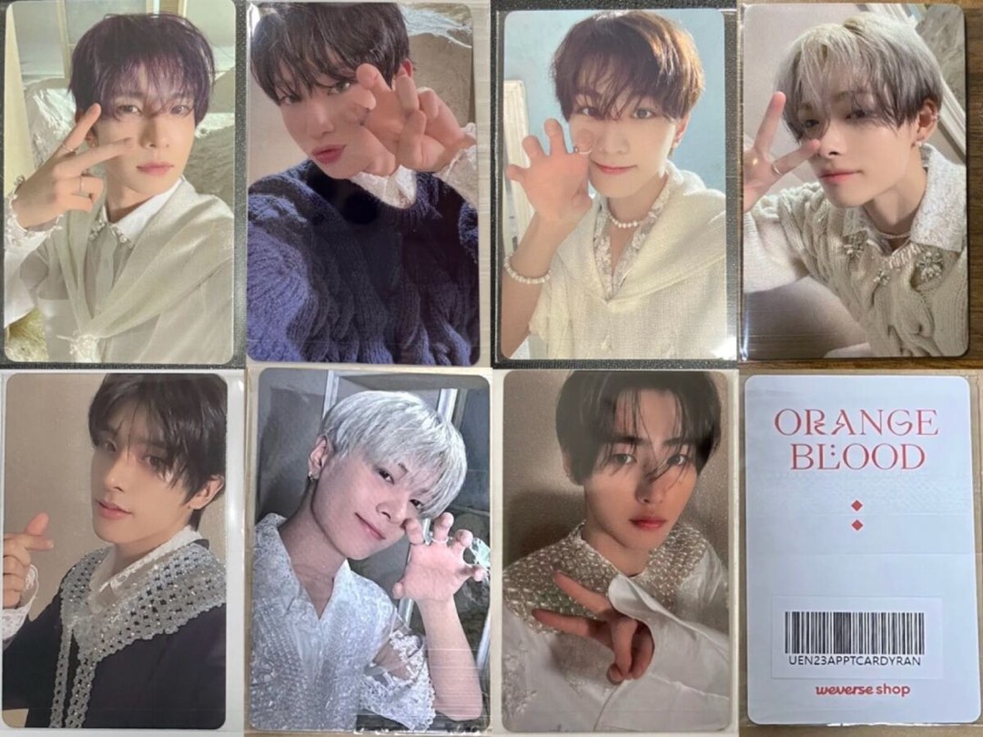 WTS / LFB enhypen sharing orange blood youtube pob photocard pc