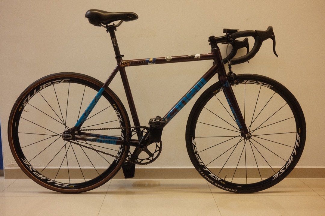 Cinelli tipo pista purple top