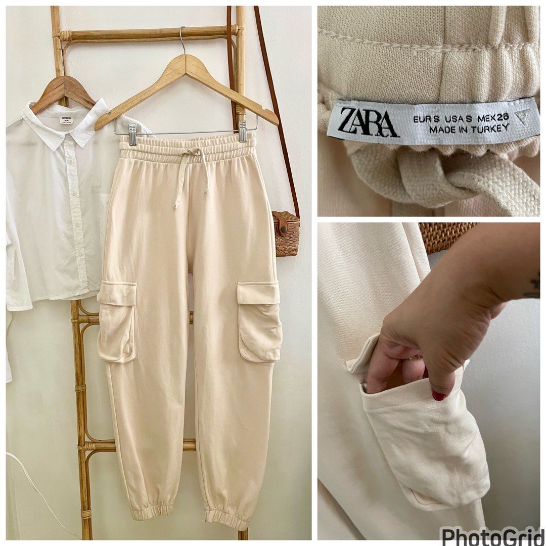zara cargo pants, Women's Fashion, Bottoms, Other Bottoms on Carousell