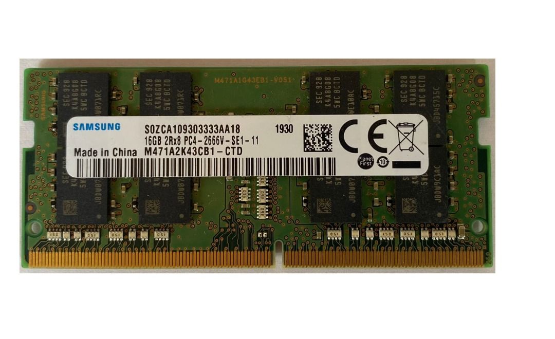 260 Pin Ram Laptop Samsung 16gb Ddr4 2666mhz Sodimm Laptop Ram