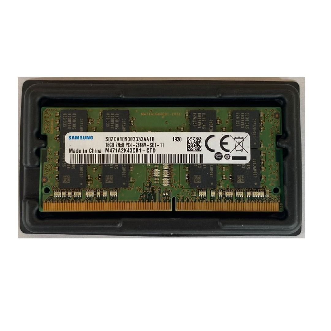 Samsung 16GB DDR4 PC4-21300, 2666MHZ, 260 PIN SODIMM, 1.2V, CL 19