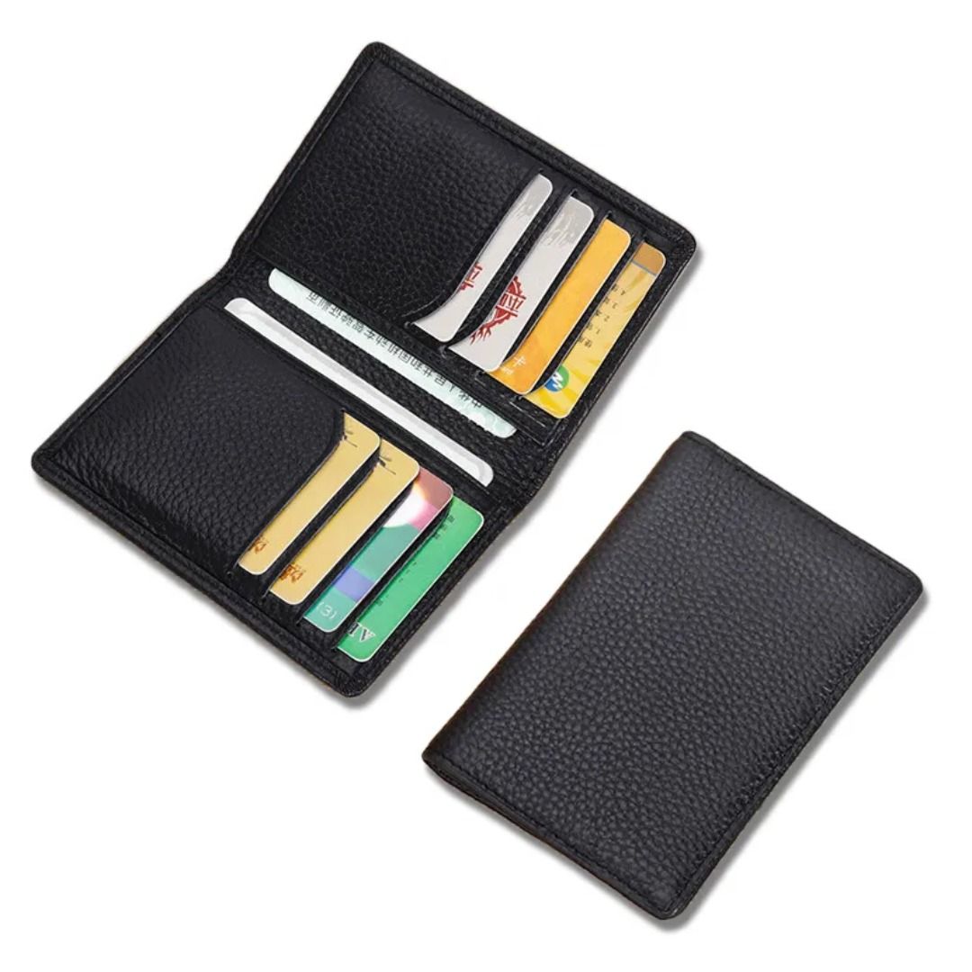Slim Aluminum Wallet With Elasticity Back Pouch ID Credit Card Holder Mini  RFID Wallet Automatic Pop up Bank Card Case, 男裝, 手錶及配件, 銀包、卡片套- Carousell