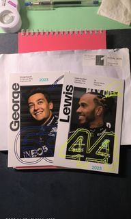 2023 Mercedes-AMG Petronas F1 Team Driver Cards (Sir Lewis Hamilton and George Russell)