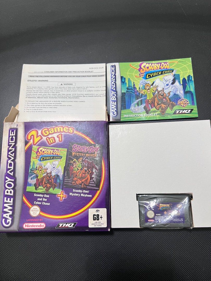 Jeu Game Boy Advance Scooby-Doo And The Cyber Chase - Très Bon état, Cartouche Seule