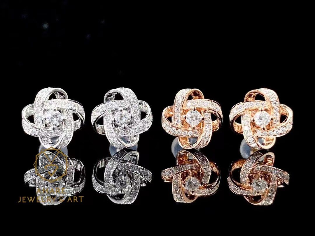 精緻新品💎✨！ 0.40ct Diamond Earrings 日系精緻風鑽石耳環！ 浪漫 