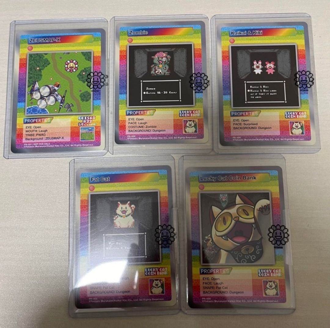 💥現貨💥 村上隆Takashi Murakami GEISAI #22 M.F RTFKT Event trading card flowers  花花咭收藏卡限定日本直送, 興趣及遊戲, 玩具& 遊戲類- Carousell
