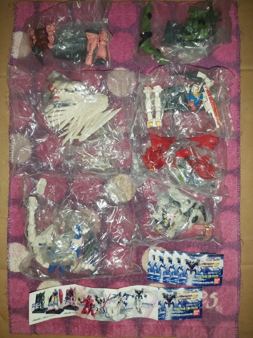 WCFワンピース -ワーコレZOO- vol.1〜vol.5コンプリート全40種 高達GUNDAM 扭蛋MS SELECTION 30 GASHAPON Wing Zero Custom 天使多魯