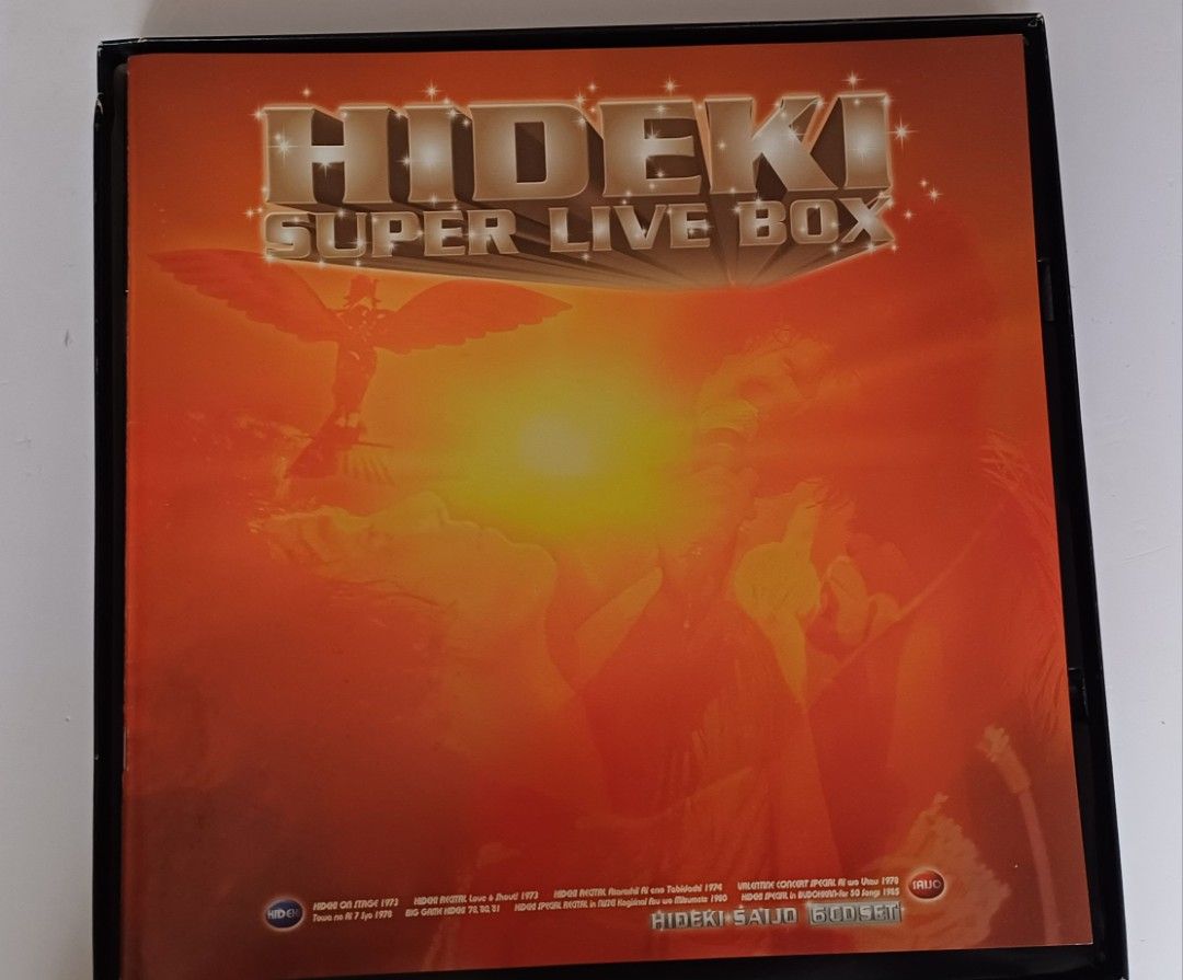 西城秀樹Super Live Box 6CD, 興趣及遊戲, 音樂、樂器& 配件, 音樂與 