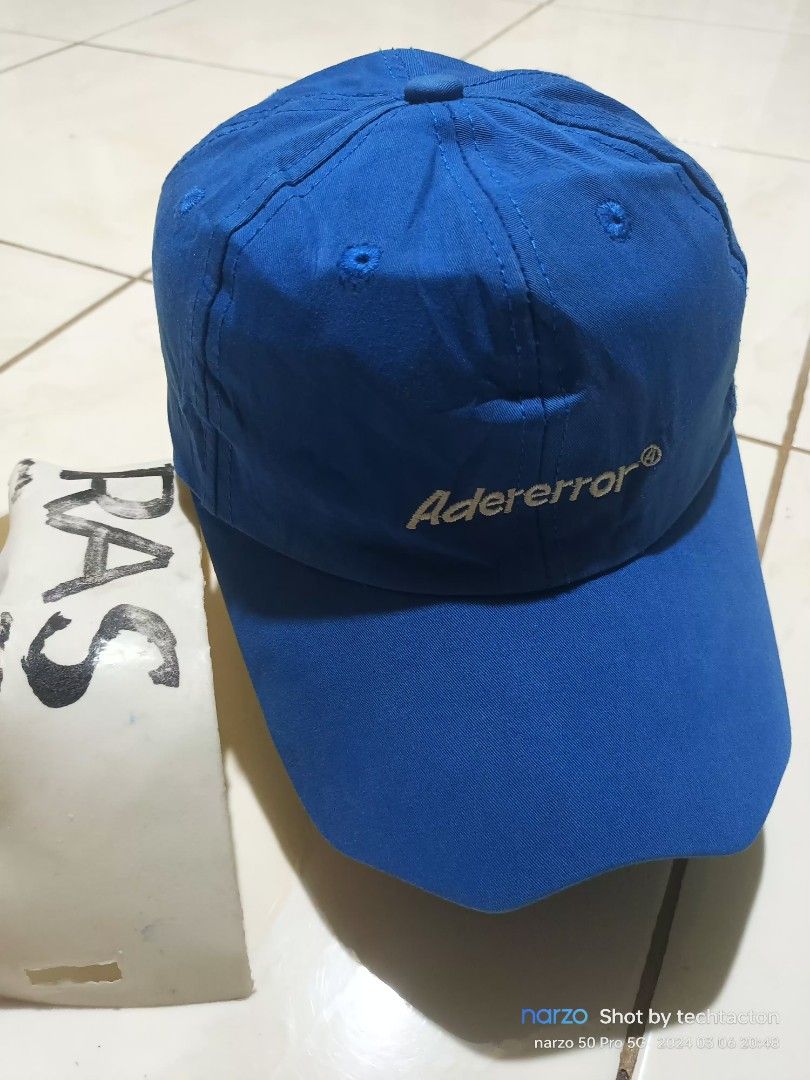 ADER ERROR CAP (Category: Caps & Hats) located in Santo Tomas. Submitted by pickers_corner (Listing ID 1291489005, Image 2). Description: ADER ERROR signature zigzag cap excellent size adult free price.