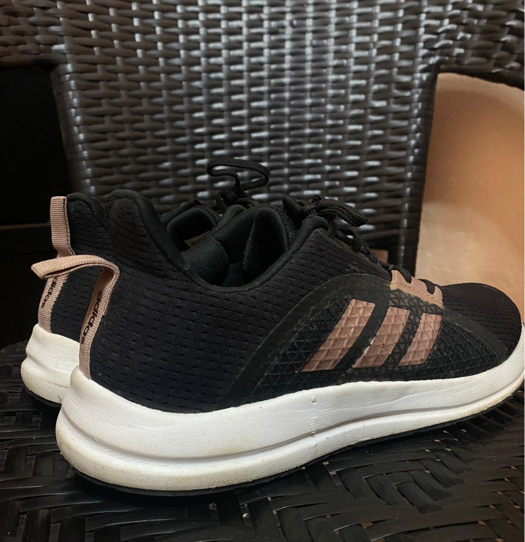 Adidas Cloudfoam Black Pink Sportshoes