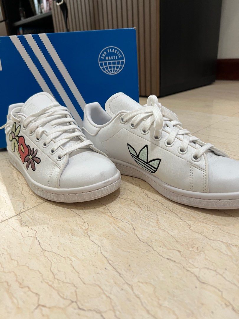 Adidas embroidered shoes clearance