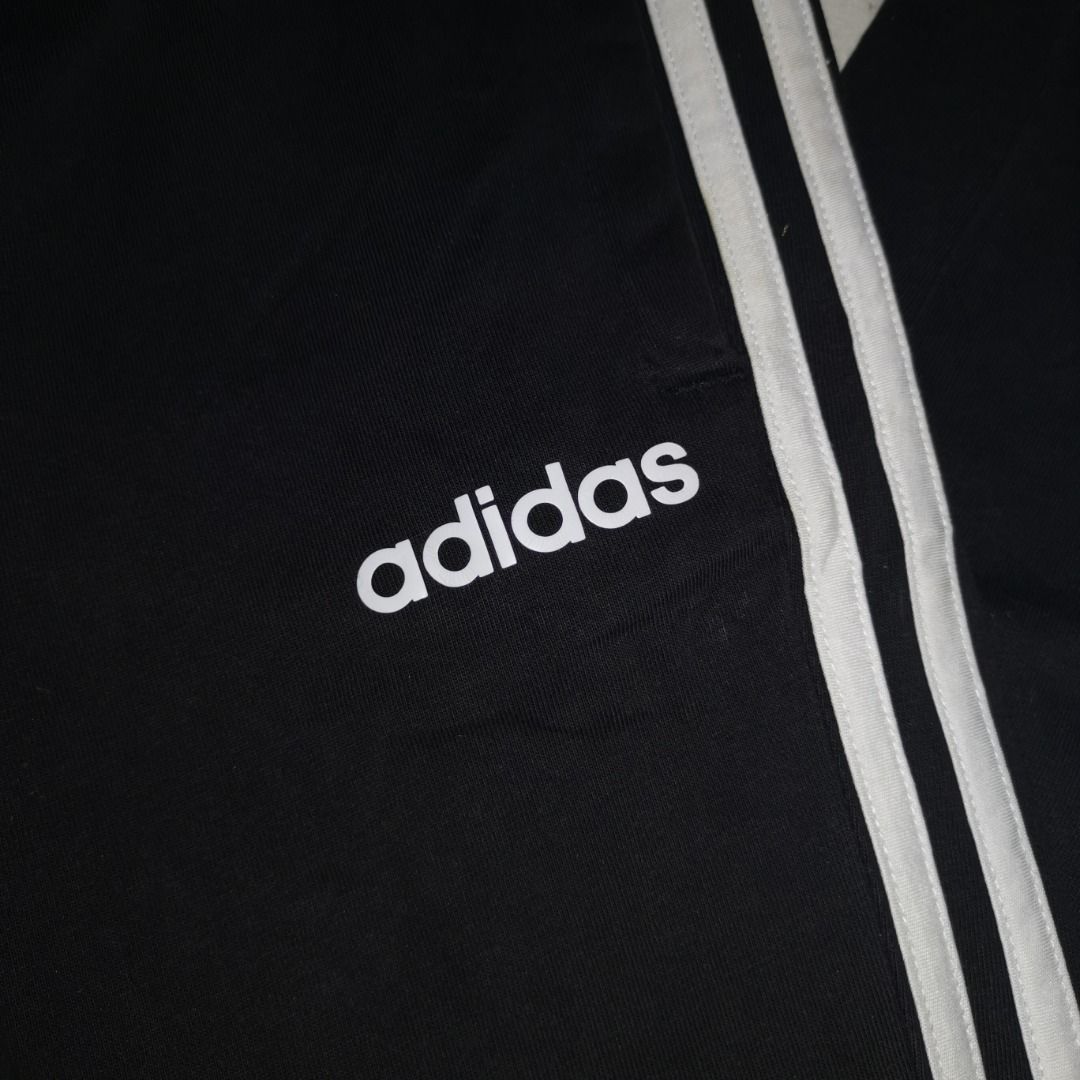 Adidas Three Stripes Jogger Track Pants (Black) Youth L (fits best Small)  L39 x W26-28, Men's Fashion, Activewear on Carousell