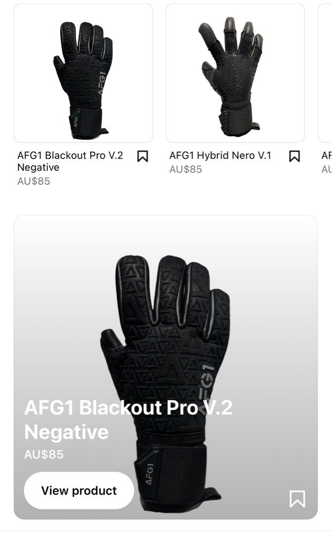 Afg1 goalkeeper gloves 2025