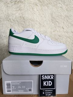 Air Force 1 Shoes White Green size 7Y  (BELOW SRP) 3,700