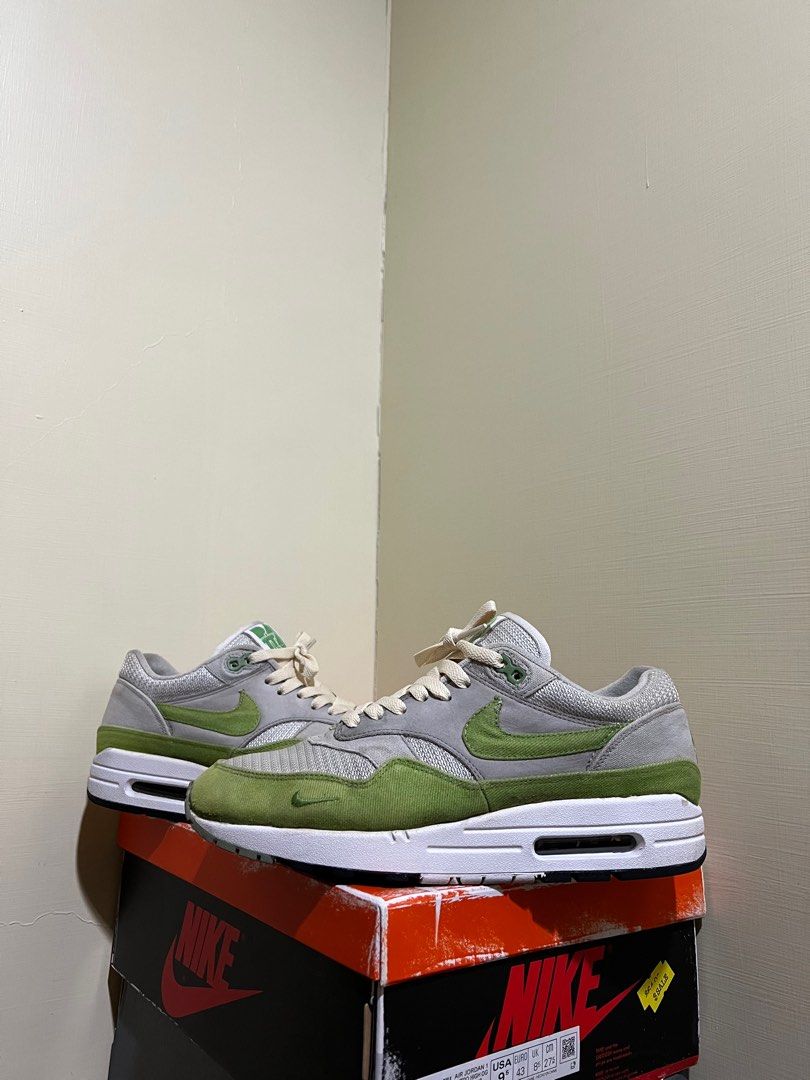 Air Max Patta 5th Anniversary Chlorophyll, Fesyen Pria, Sepatu