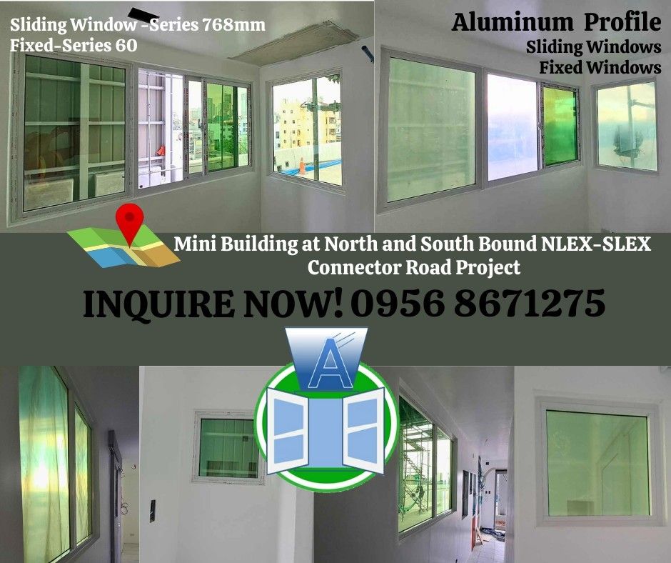 Aluminum Profile Windows (Category: Other Home Furniture) located in Quezon City. Submitted by adrian_windoors (Listing ID 1291446729, Image 1). Description: 📌Supplied Aluminum Profile Windows Glass requirements: Reflective Green glass 🏡 Project Address: Mini Building at North and South Bound NLEX-SLEX Connector Road Project 📍We accept Orders Nationwide 🏷Price Worthy #AdrianWinDoors #GuaranteedExcellentQuality #GoldenGlobeAwards #uPVCdoors #u