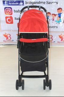 Aprica Luxuna Cushion Premium High End Infant to Toddler Baby Stroller

Color red