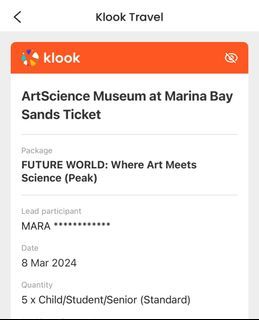 ArtScience Museum Ticket