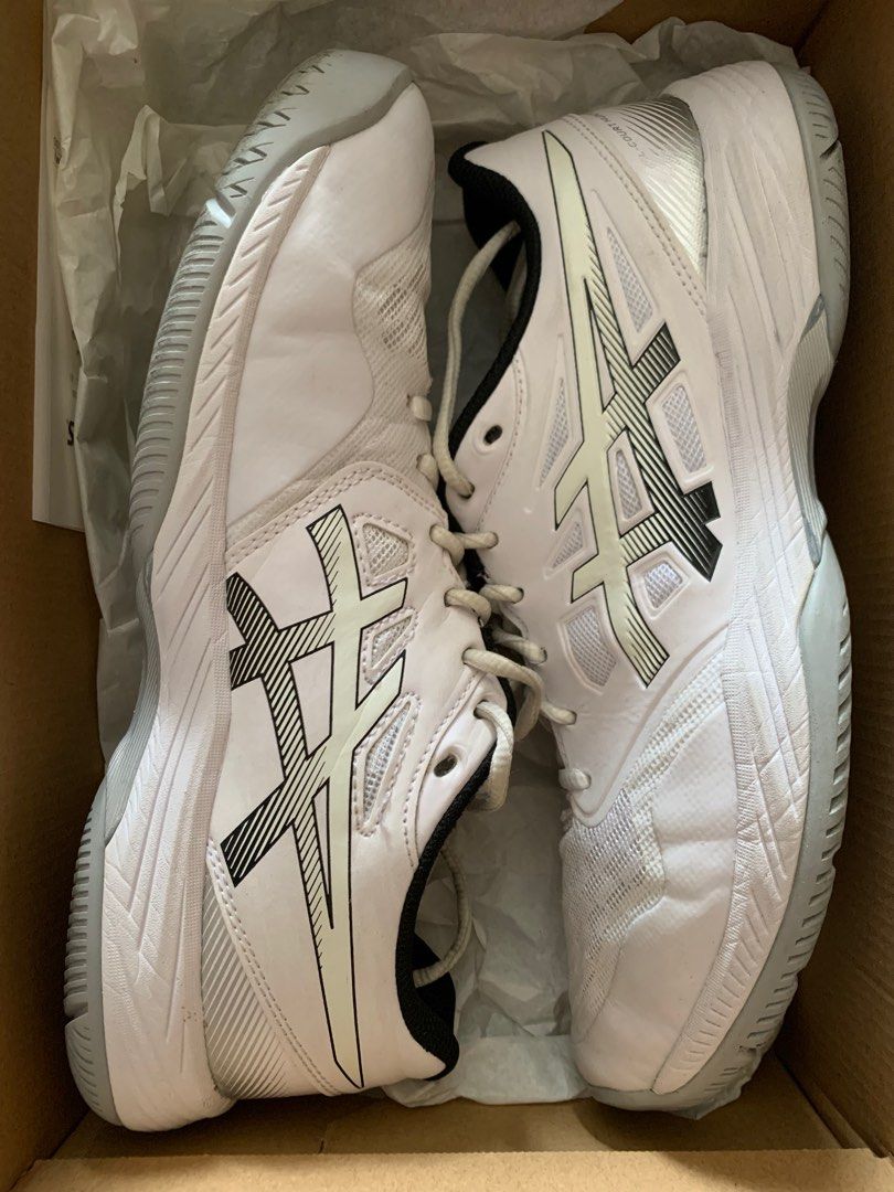 Asics Gel Court Hunter3 white black badminton