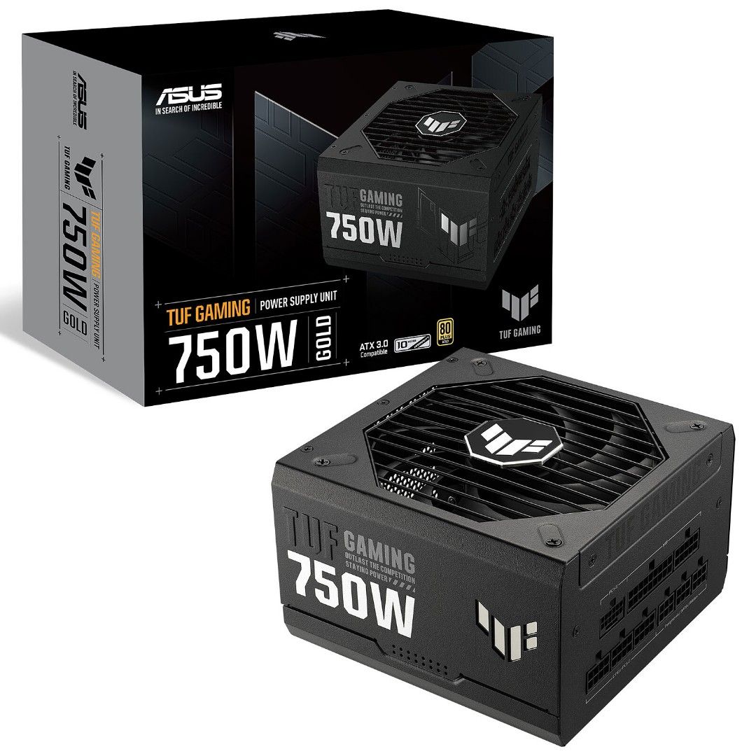 ASUS TUF Gaming 750W Gold (Category: Computer Parts) located in Petaling Jaya. Submitted by grandfish.5ea541 (Listing ID 1291540718, Image 1). Description: Warranty till 2033 March 23.