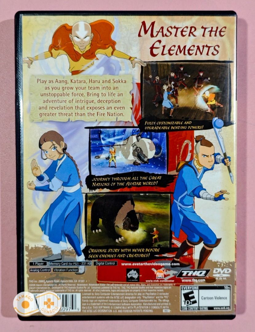 Avatar the Last Airbender [PS2 Game] [NTSC ENGLISH Language], Video Gaming, Video Games