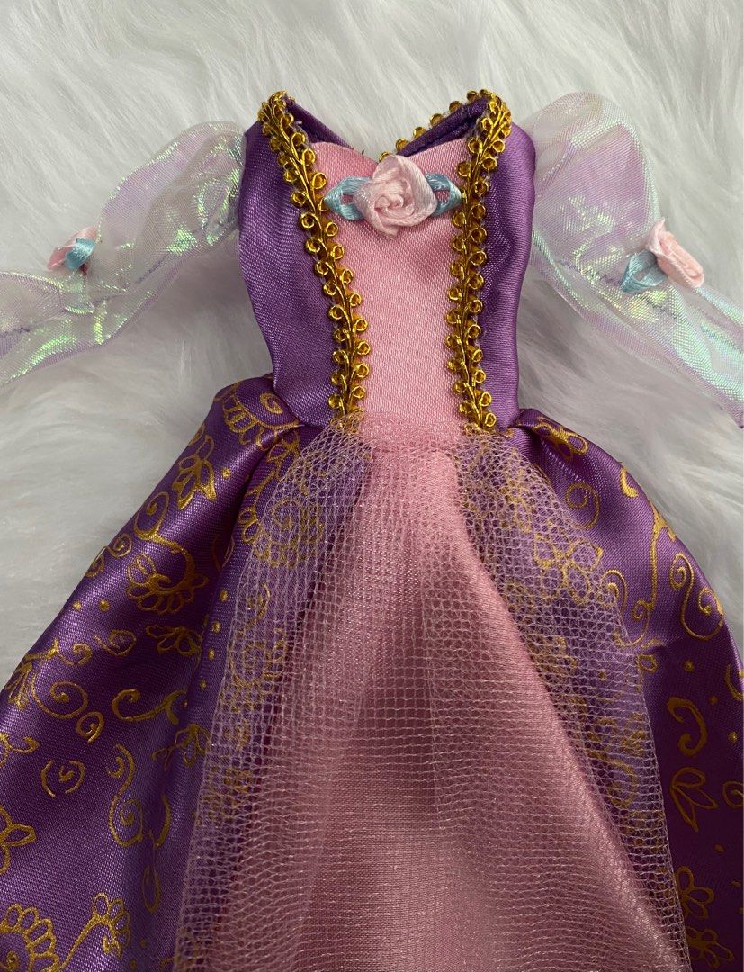 Barbie deals rapunzel dress