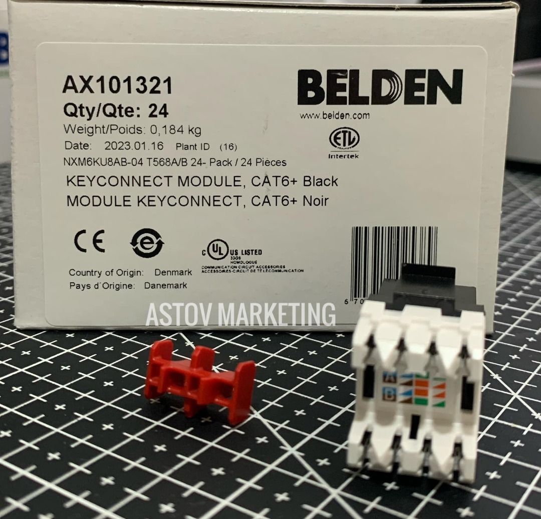 Belden Information Outlet (IO) (Category: Cables & Adaptors) located in Muntinlupa City. Submitted by jiwooasto (Listing ID 1291491765, Image 1). Description: ⏺️ Belden Information Outlet Keyconnect Module Cat6 PN: AX101320 White ⏺️ Belden Information Outlet Keyconnect Module Cat6 PN: AX101320 .
