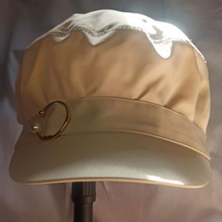 Beret Hat pearl white