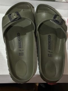 Birkenstock Madrid Slippers Green Size 39