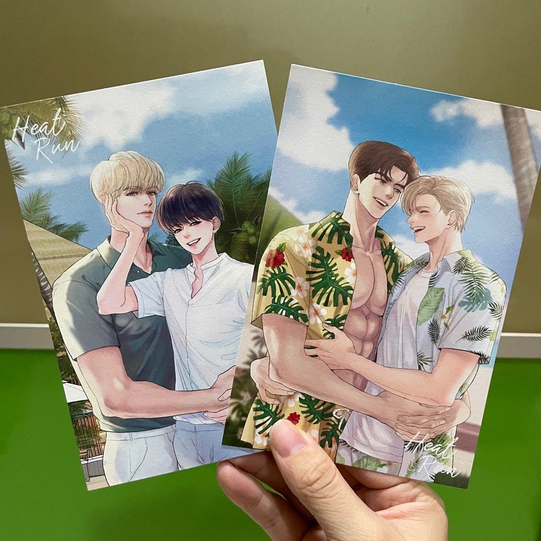 BL Manhwa Heat Run Postcard Set