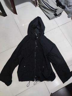 Black Windbreaker Jacket