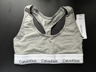 Calvin Klein Modern Cotton One shoulder bralette, Women's Fashion