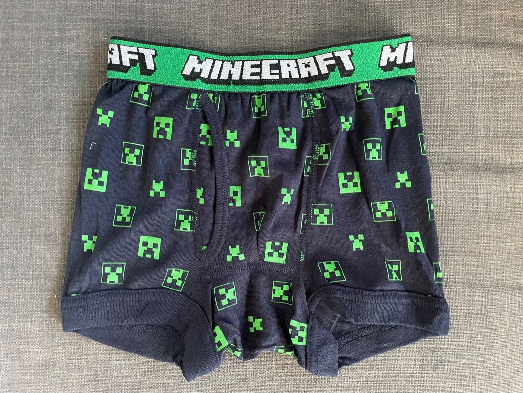 Brand new Minecraft underwear for 6 years old boy, Babies & Kids