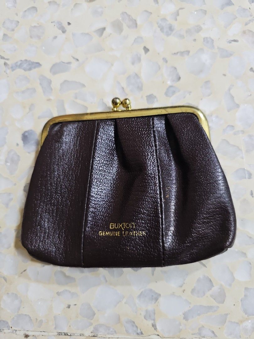 Buxton leather hot sale coin purse
